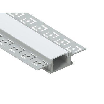 Алюмінієвий врізний профіль для гіпсокартону з LED каналом 61x28x14 ALU-612814-26 фото